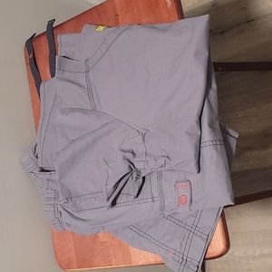 WonderWink Flex Women's Scrub Set Small Gray